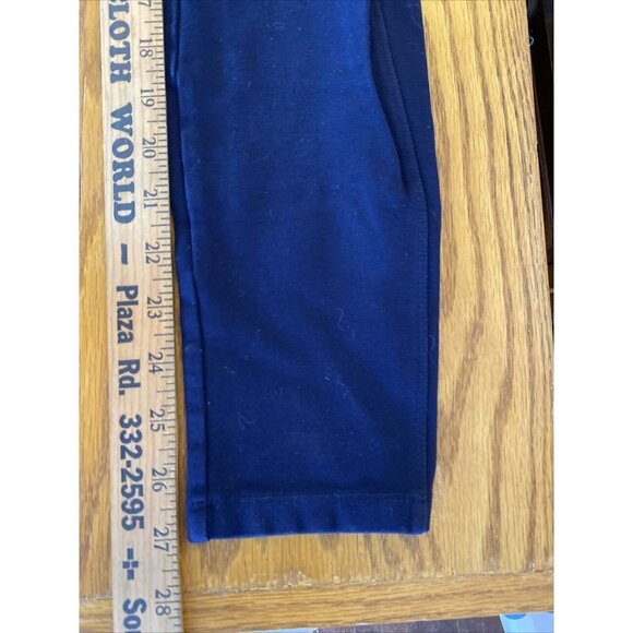 J.Crew The Gigi Pant Women 2 Navy Stretch Skinny Ponte Classic Minimalist Preppy - Picture 9 of 10